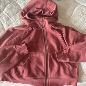 Lululemon Pink Zip-Up Scuba